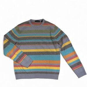 Grant Thomas cashmere Striped Multicolor Men's Sweater